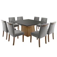 kit-de-jantar-8-cadeiras-elegancia-cinza-sem-braco-com-encosto-mesa-piramide-quadrada-preta-madeira-macica